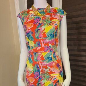 Tahari Tropical Mini Dress, Size 12